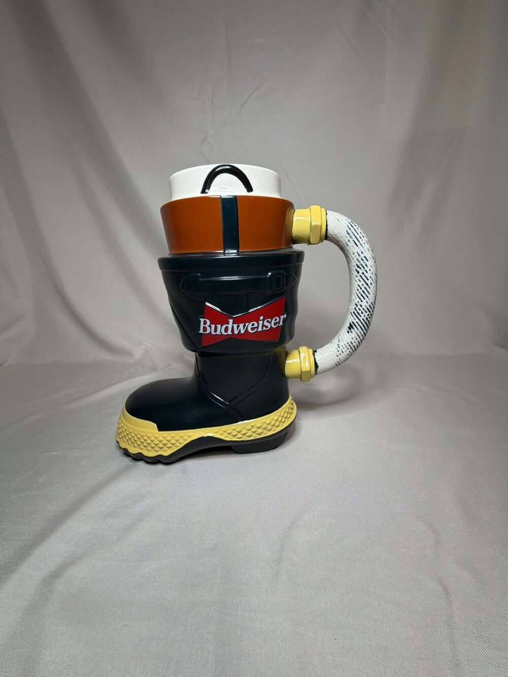 Vintage 1997 Budweiser Salutes the Fire Fighters Series 1st Edition Boot Stein